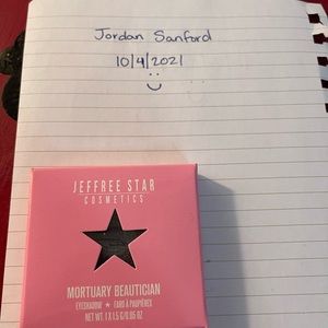 Jeffree Star Mortuary Beautician Single Shade BNIB